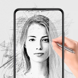 Ícone de Desenho AR Esboço Pintura